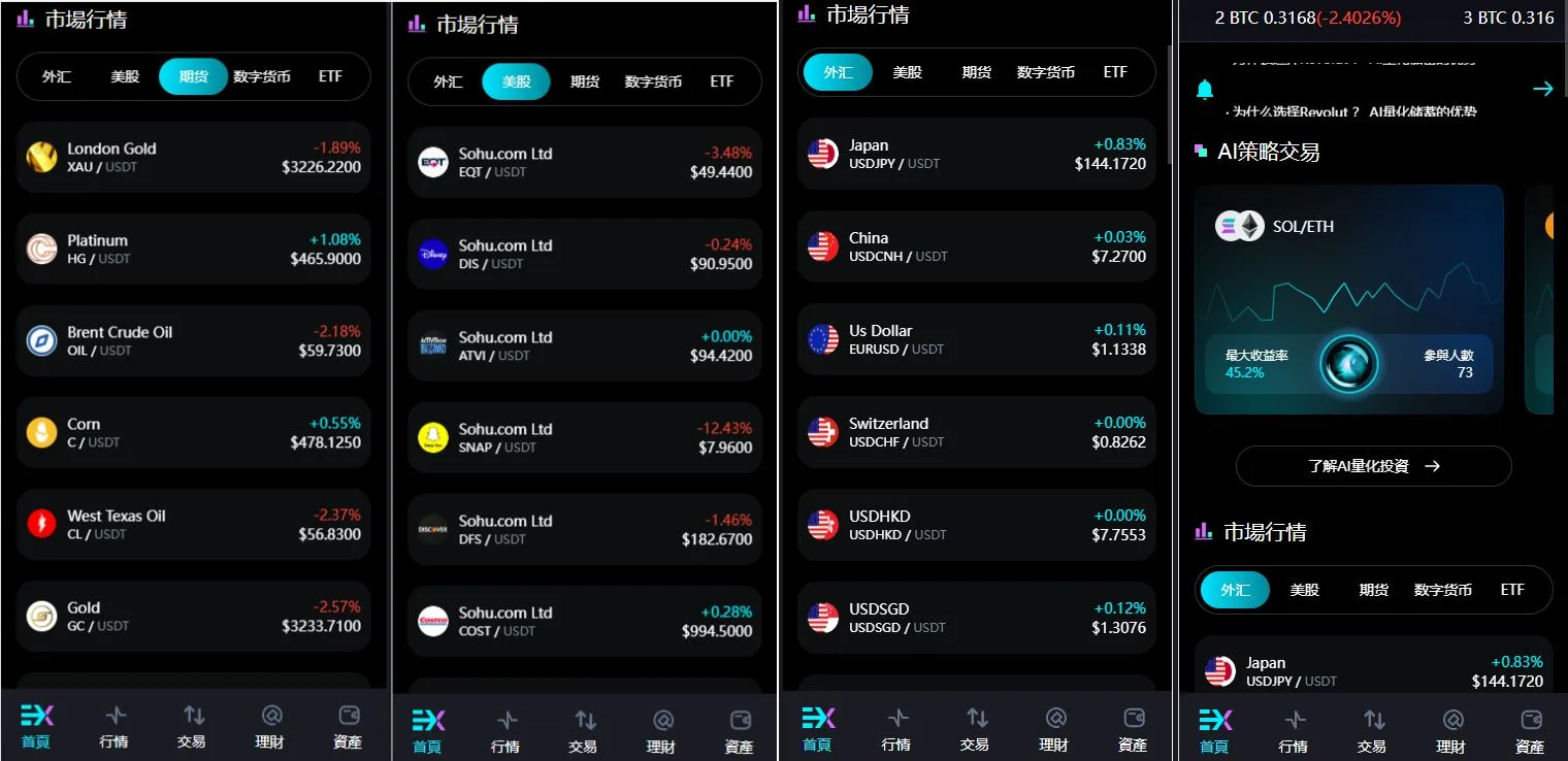 自适应二开多语言VUE开源/股票外汇/黄金期货/虚拟币/etf/defi借贷/c2c/申购/跟单/理财/ai量化/综合交易所源码