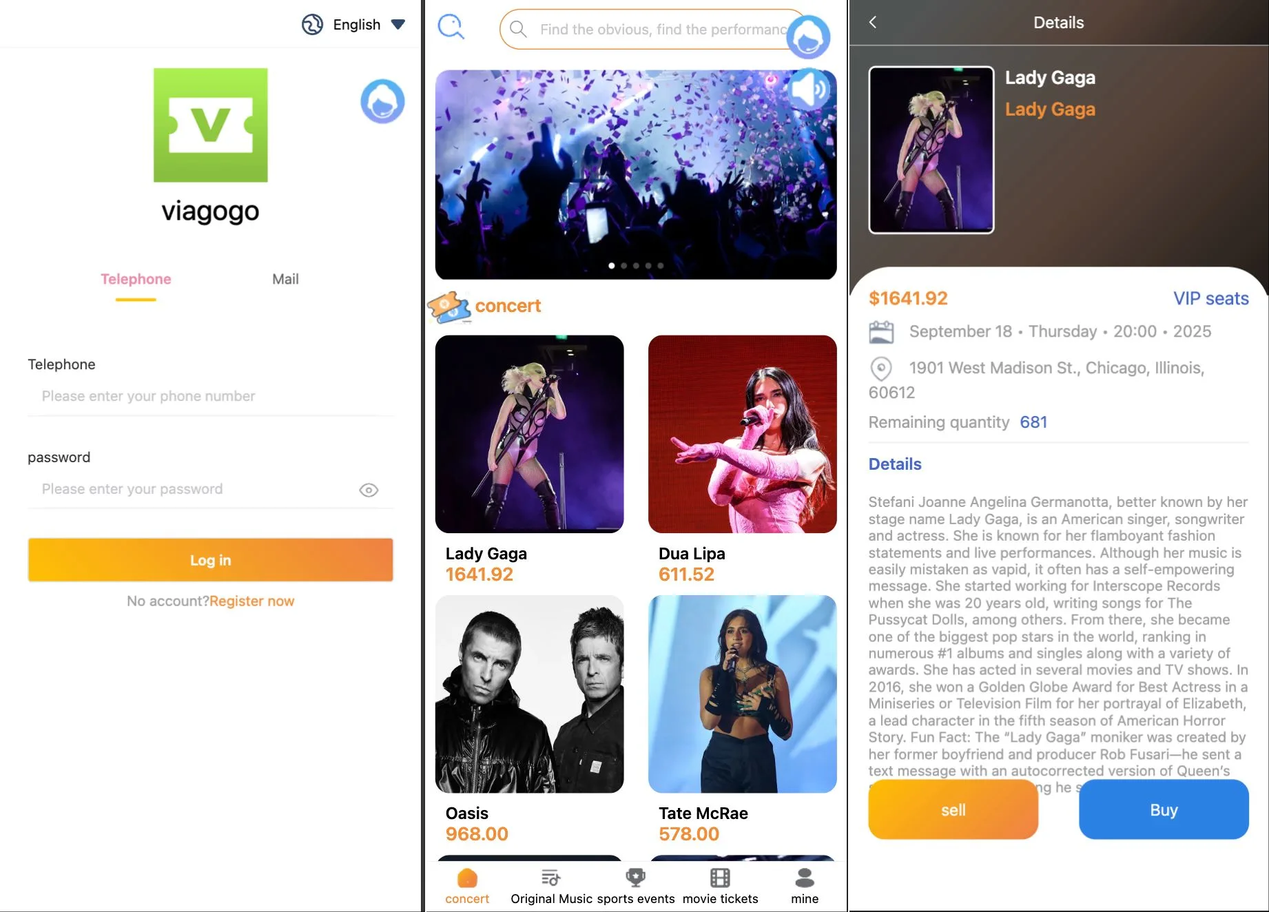 【最新海外多语言演唱会互助系统】买票卖票/互助系统/票务系统/门票回收/海外源码